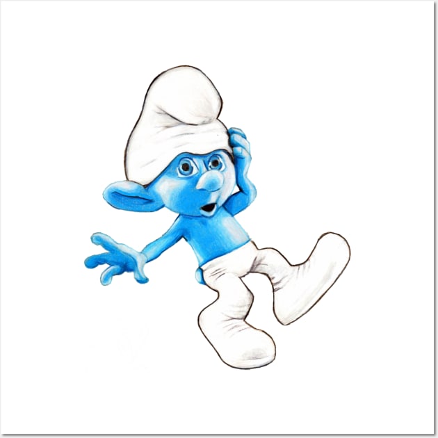 Smurf Wall Art by Mercmichelle